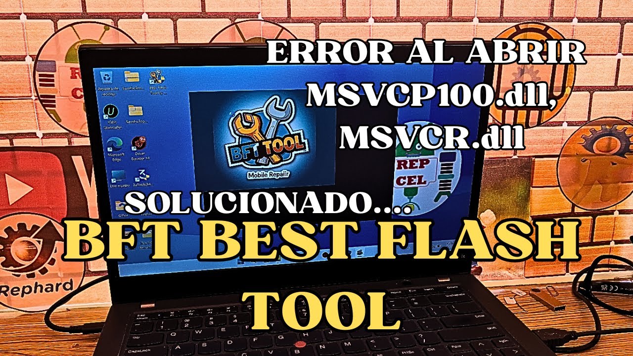 BFT Best Flash Tool corregir error MSVCP100.dll, MSVCR.dll ↗️ Funcionando