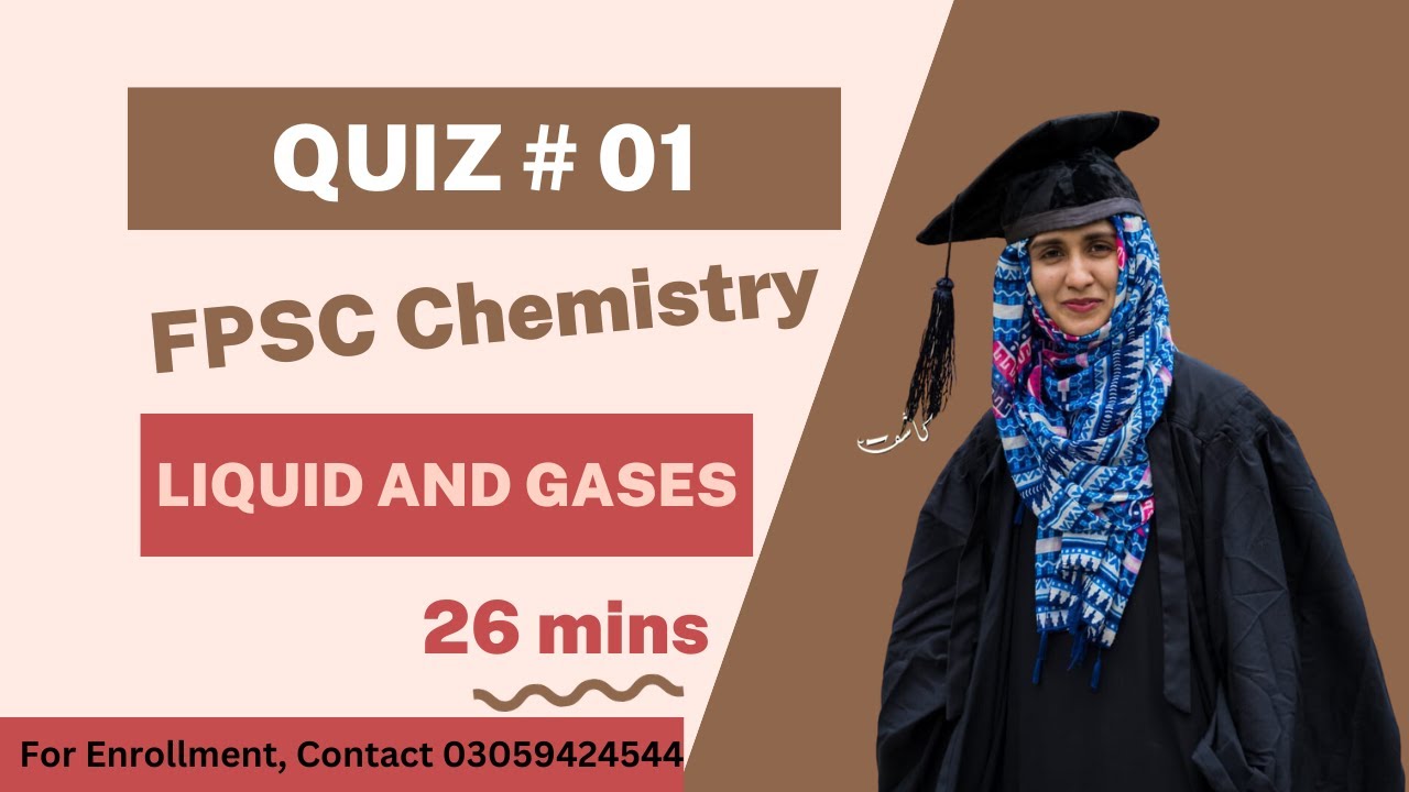 #FPSC Lecturer Chemistry Test Preparation #chemistry #liquid and Gases | #pedagogy Batch # 03 |
