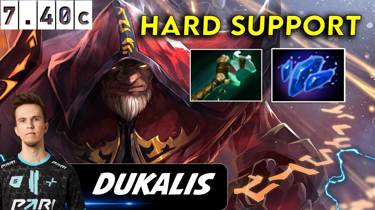 Dukalis Warlock Hard Support - Dota 2 Patch 7.40c Pro Player Gameplay