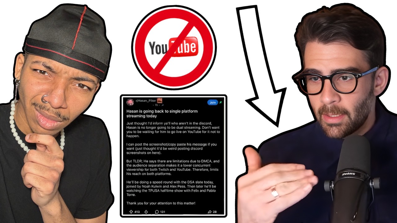 HASAN HAS QUIT MULTISTREAMING ON YOUTUBE ALREADY?!?