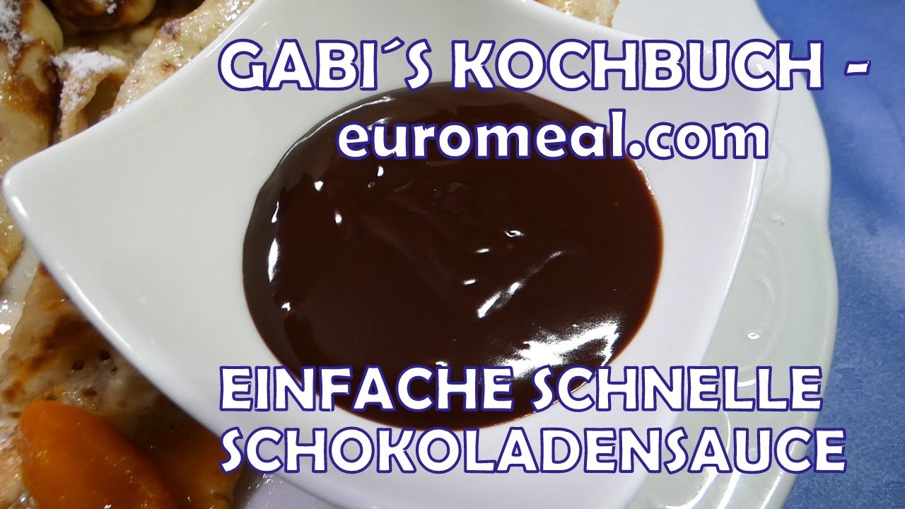 Schokoladensauce blitzschnell gemacht