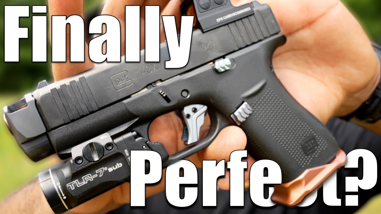 ULTIMATE EDC GLOCK - G43x ( radian afterburner + ramjet +15 rounds)