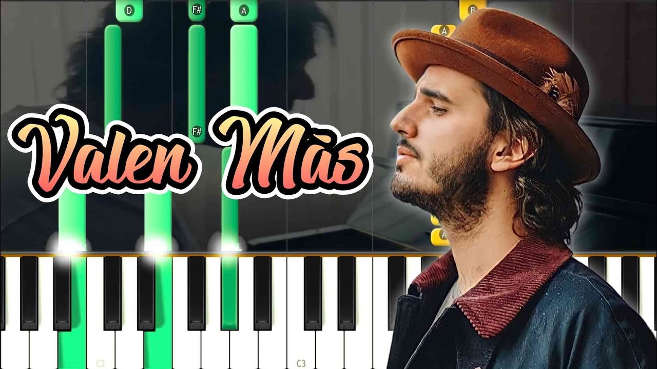 Morat  - Valen Mas   Piano Tutorial / Instrumental / karaoke / Letra