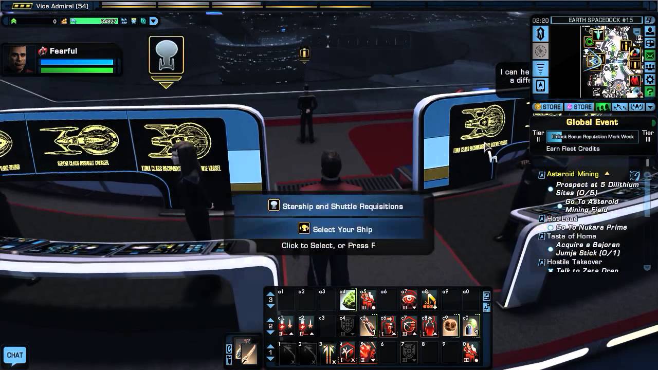 startrek online impulse capacitor speed console universal