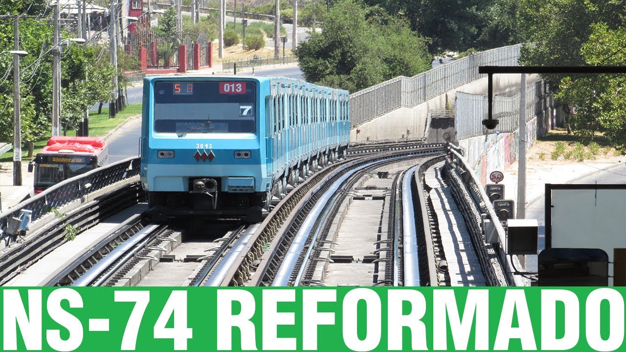 Metro De Santiago | Primer Tren NS-74 Reformado