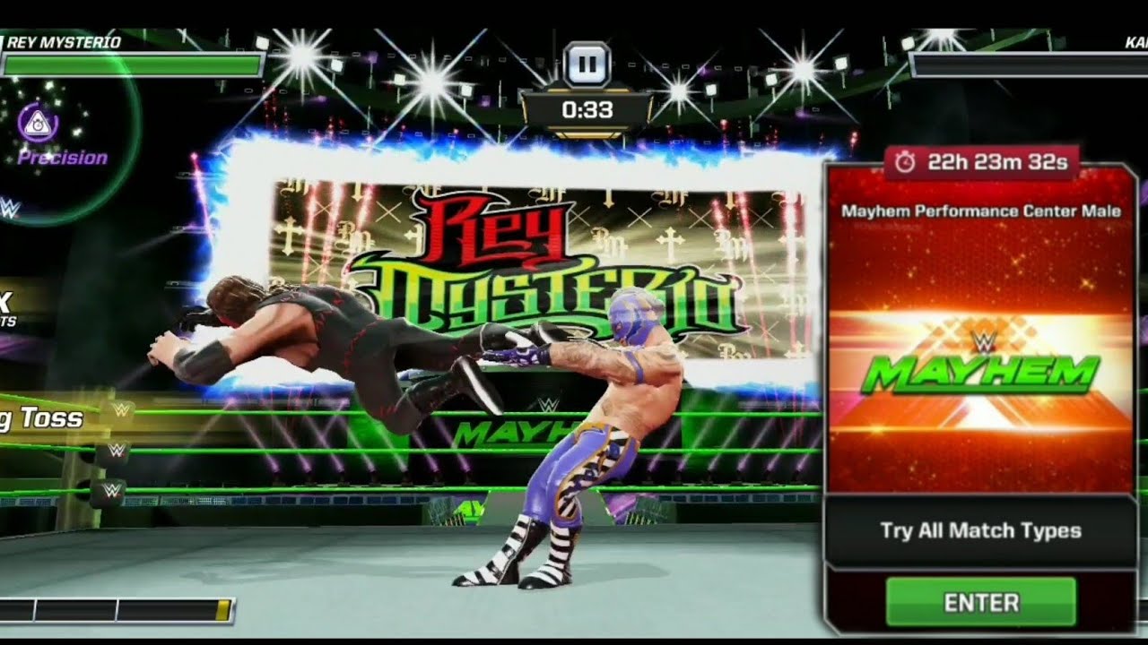 WWE Mayhem Performance Center Game play