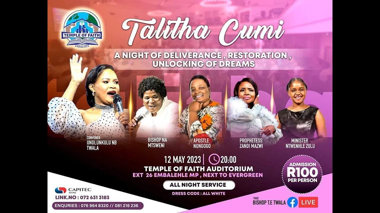 Bishop Twala |Talitha Cumi All Night Prayer 2023 | Zandile Mazwi