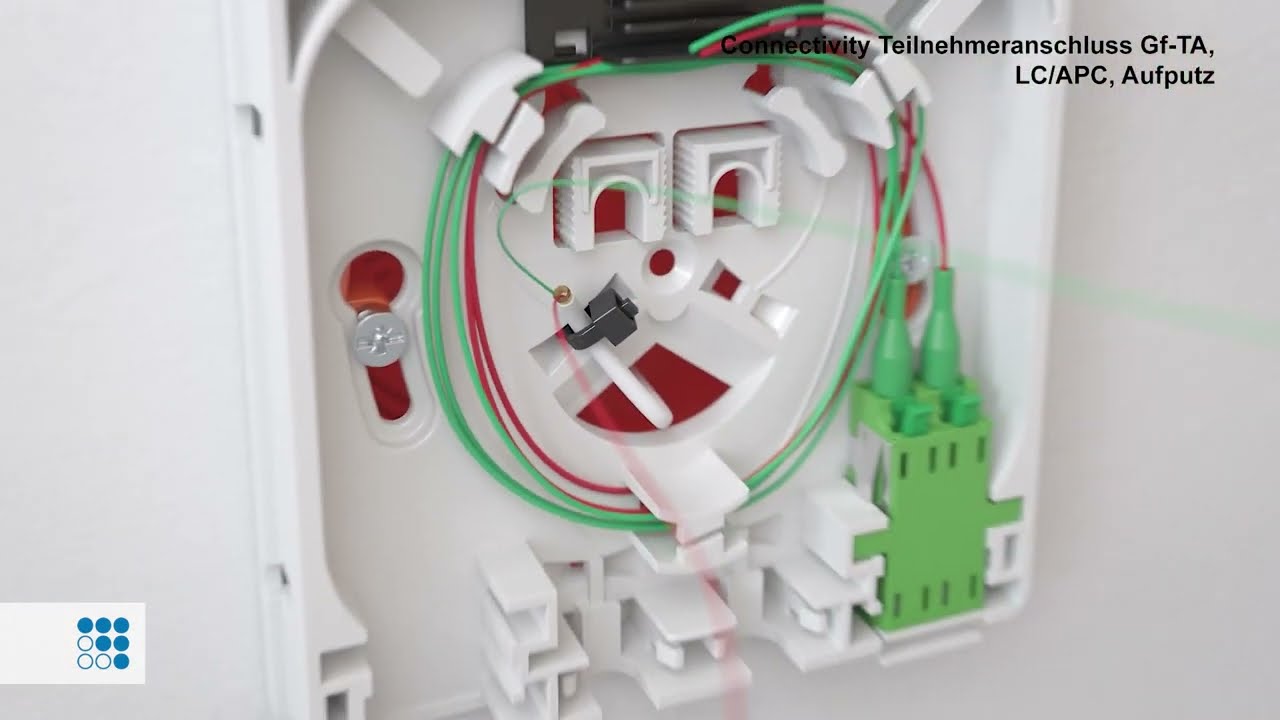 Installationsvideo Glasfaser-Teilnehmeranschluss