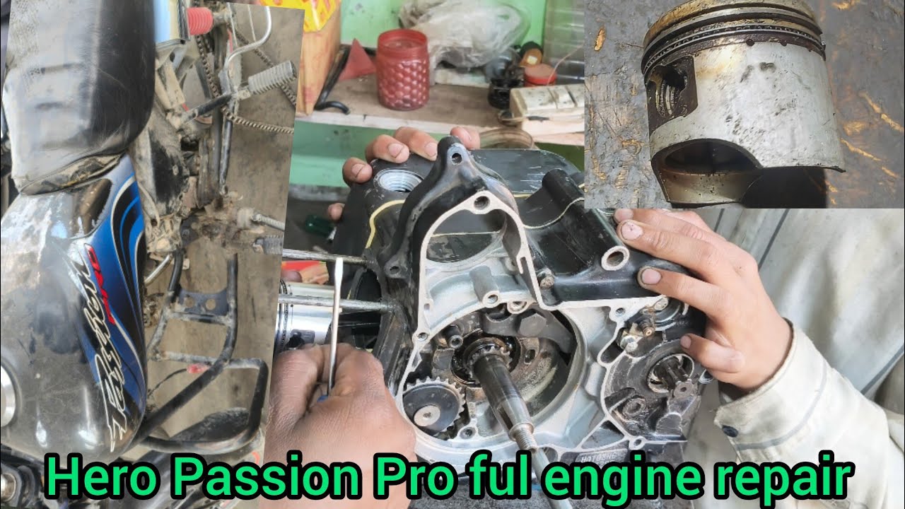 Ful engine repair Passion Pro Apna auto service all bike repair #bike #scross#shorts #wwe #india 💯✅