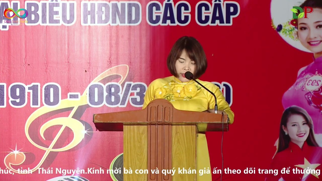 BÀ HOÀNG THỊ DIỄN PHÁT BIỂU