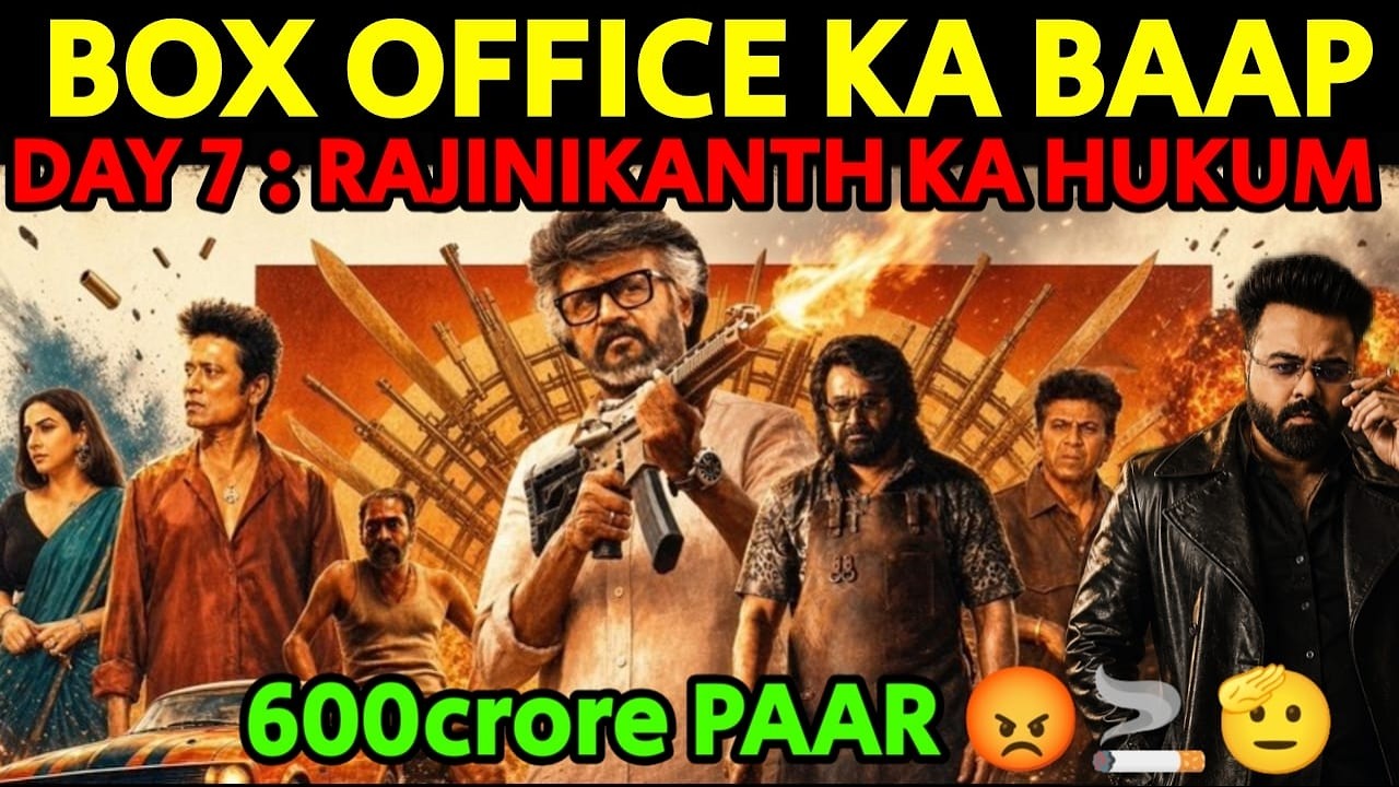 JAILER 2 BOX OFFICE COLLECTION DAY 7 | ALL TIME BLOCKBUSTER | RAJINIKANTH | HRITHIK ROSHAN | EPIC 