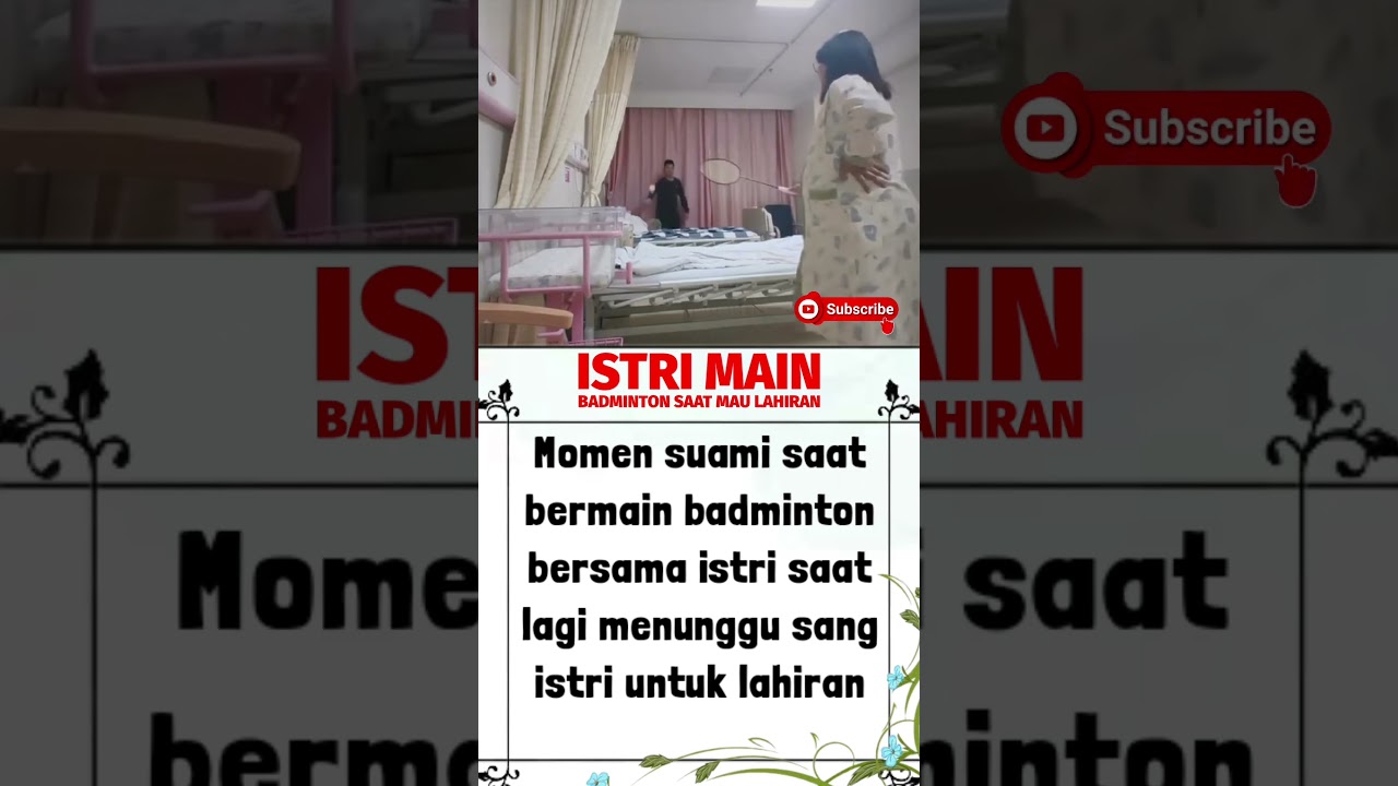 ISTRI MAIN BADMINTON #suami #istri #suamiistri #keluarga #rumahtangga #pernikahan #edukasi