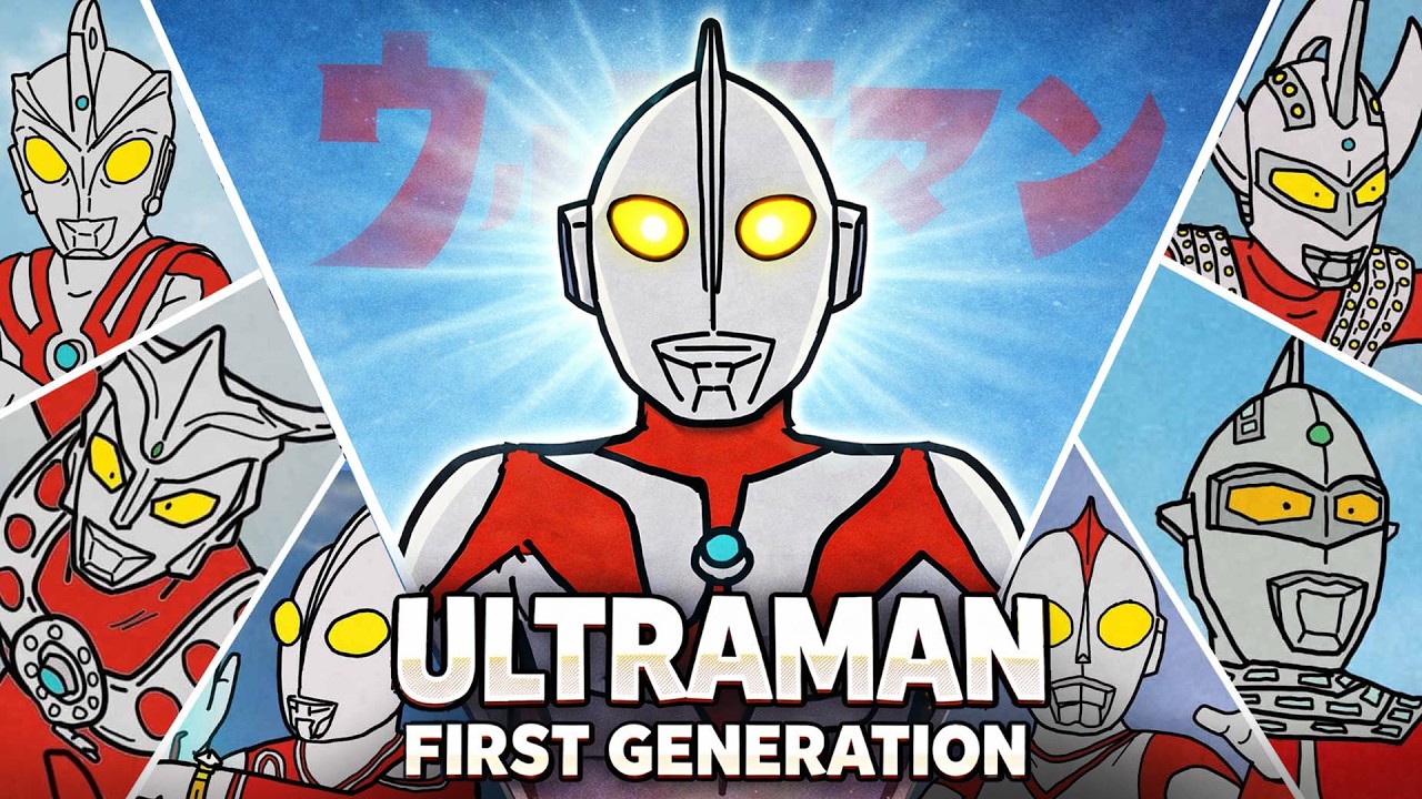 Every First Generation Ultraman Transformation Scene in One Video