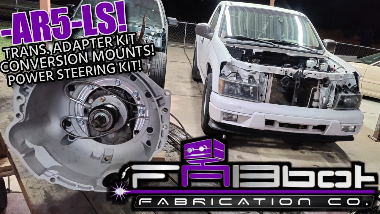 Putting a 5.3 in my son's Chevy Colorado! (Part-2 FabBot conversion kit)