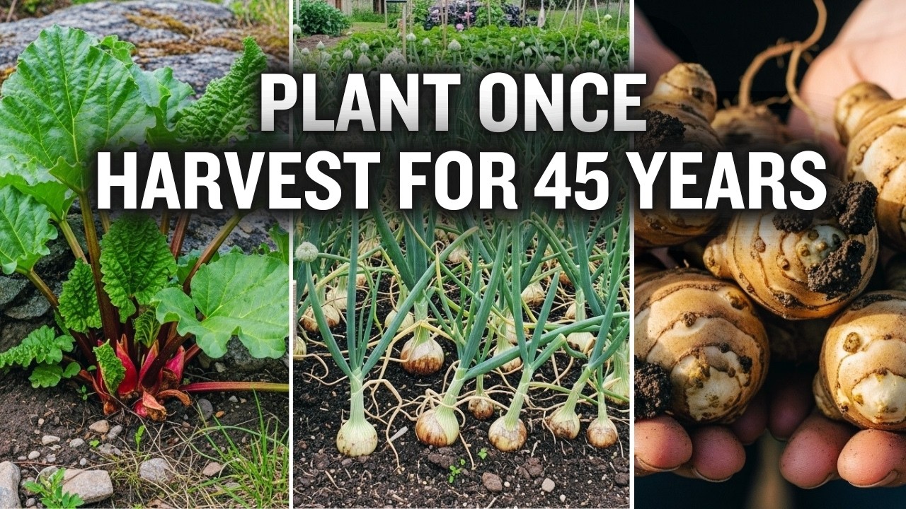 Plant These 9 Perennial Crops ONCE… and Harvest Forever!