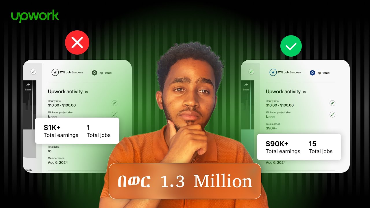 What is Upwork in Amharic | Make Money Online Ethiopia 2025 | Upwork Ethiopia | Freelancing Ethiopia