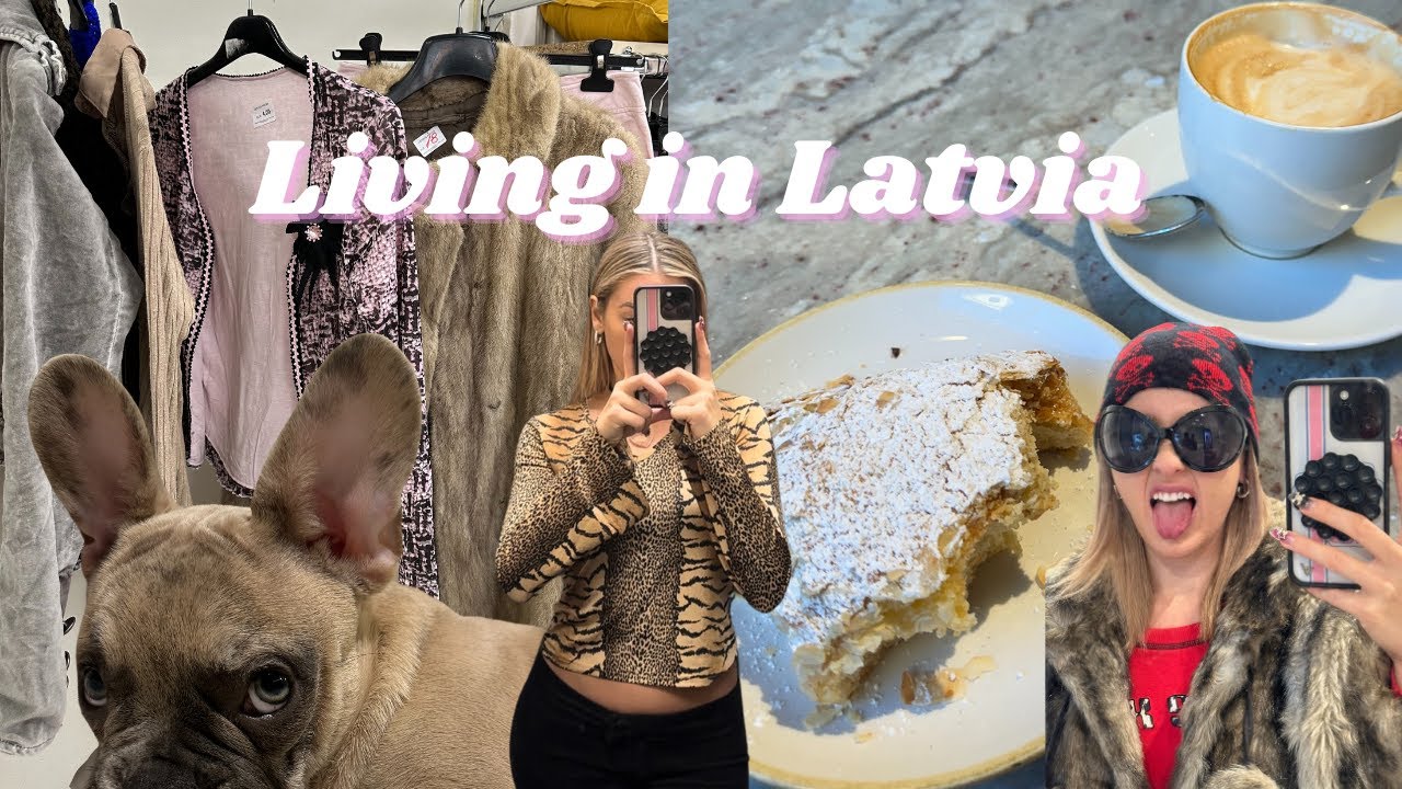 Living in Latvia | Thrifting, selling wholesale, new puppy ˚ʚ♡ɞ˚