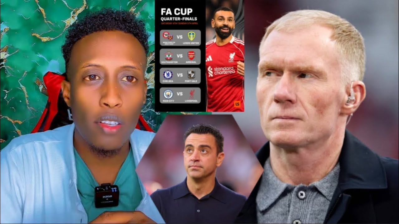 Scholes Oo Raali galiyay Carrick, Isku Aadka FA Cup City Saan Maxaa Loogu Galaa, Xavi & Barcelona Oo