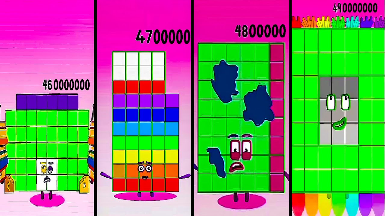 Sprunki OC ALL Numberblocks 46 000000 - 49 000000 | Compilation Incredibox #sprunki #numberblock