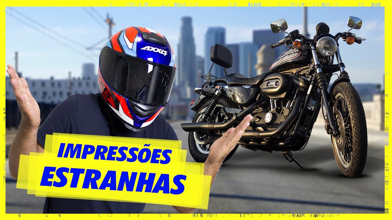 PRIMEIRAS impressões Harley Davidson Sportster XL 883R