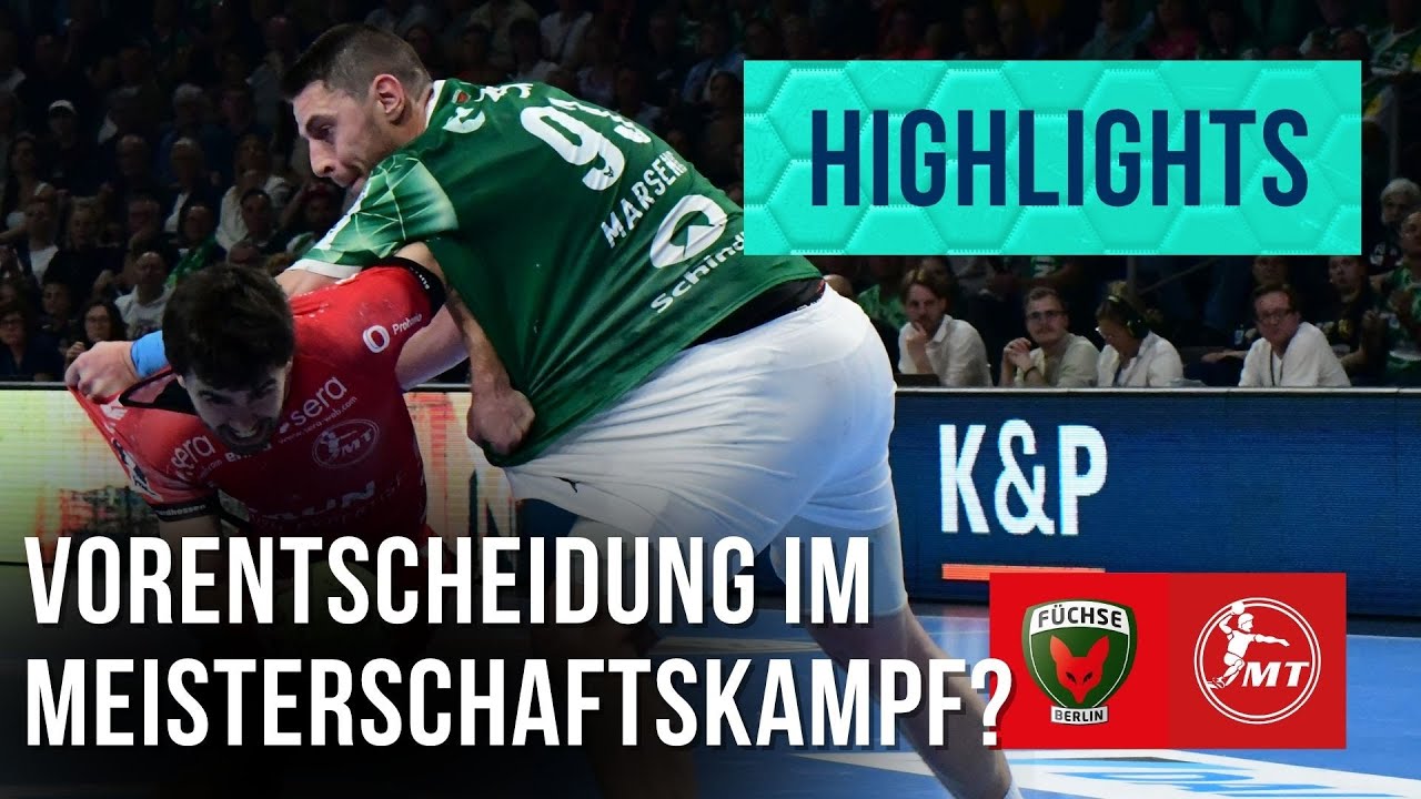 Highlights: Füchse Berlin - MT Melsungen (Saison 2024/25) DAIKIN HBL | Dyn Handball