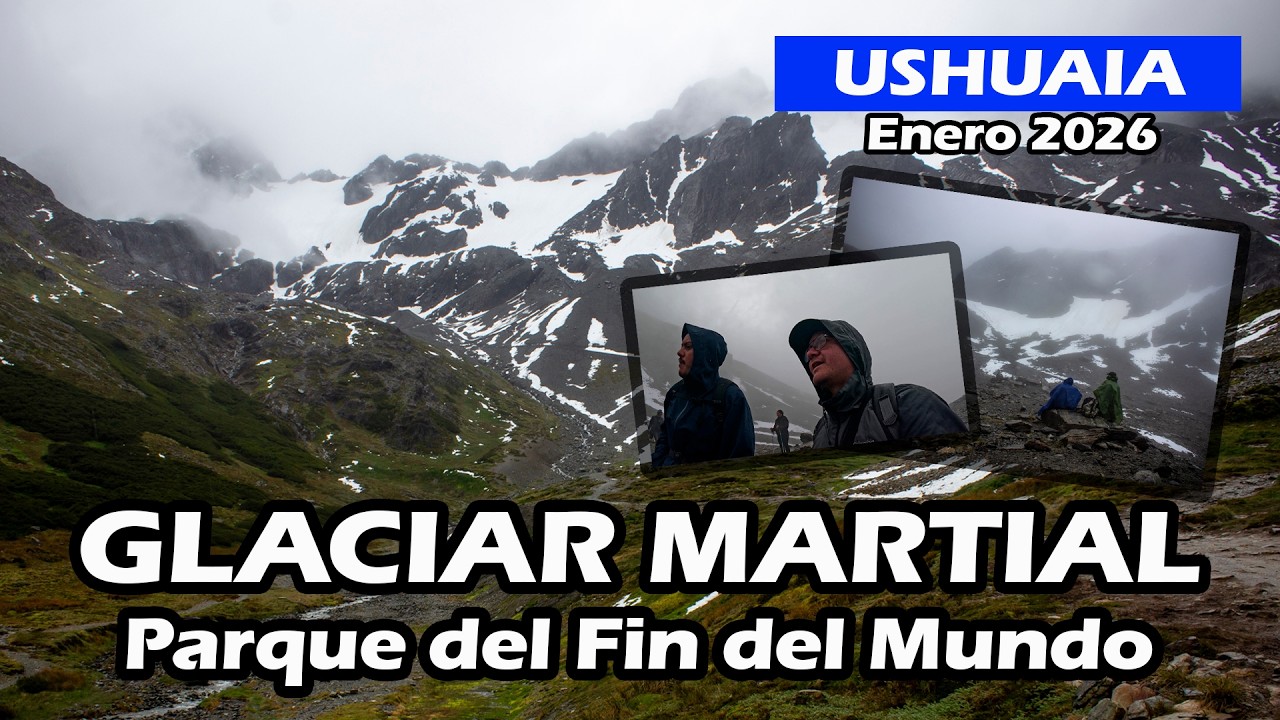 Intentamos ver algo en GLACIAR MARTIAL 🏔️🌧️​ | USHUAIA #04 (Enero 2026)