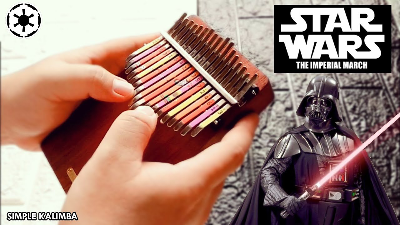 IMPERIAL MARCH (DARTH VADER THEME) ||•Kalimba Easy Tutorial•||