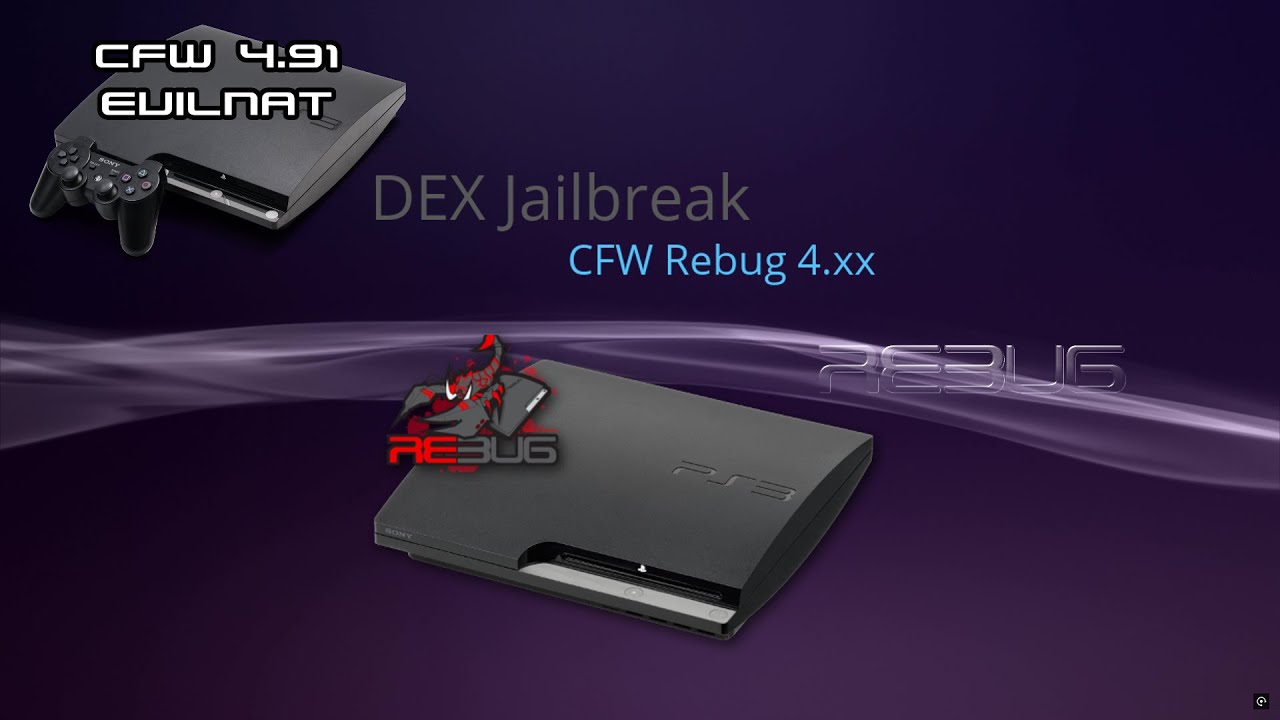 (PS3 MODDING) How to downgrade from CFW 4.91 Evilnat to Rebug 4.84 DEX