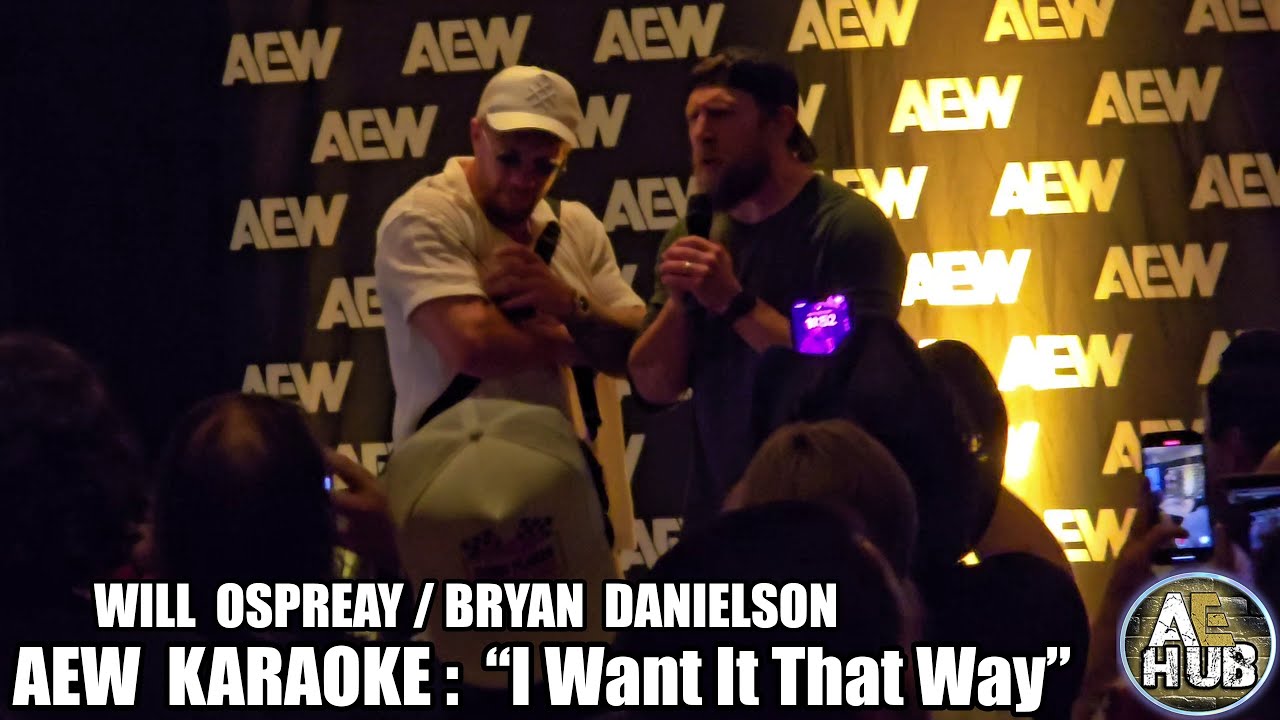 AEW Karaoke 2025 - Bryan Danielson + Will Ospreay 