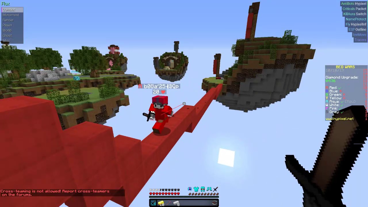 Flying On Hypixel Bedwars By Flux B12