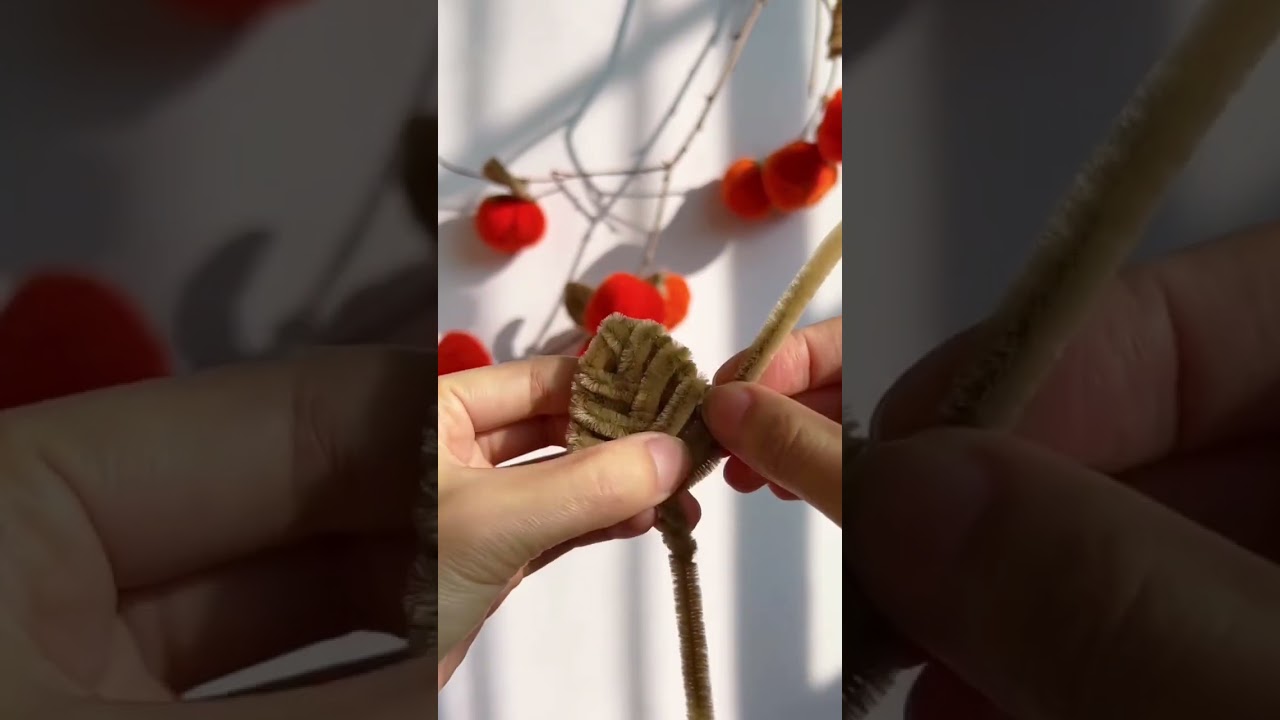 DIY pipe pumpkin flower