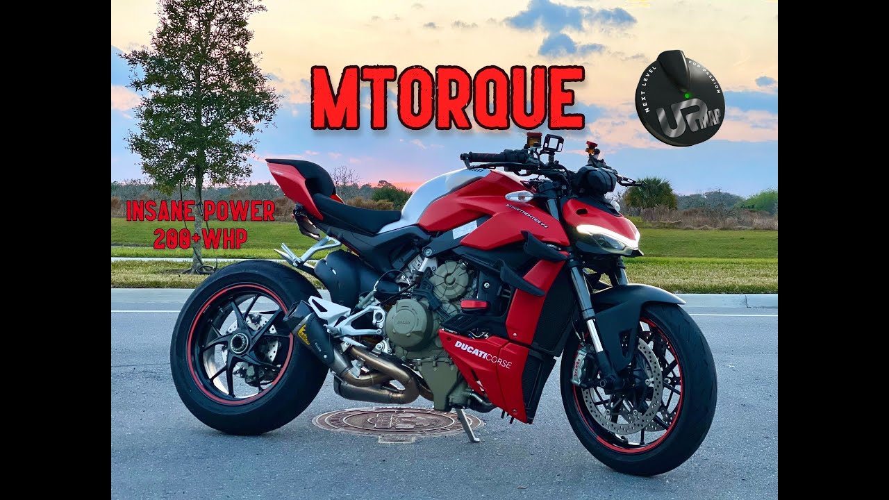 Ducati Streetfighter v4 UpMap Mtorque + No lambda Sensors 🔥 Test Review Espa&ntilde;ol Ecu ReFlash