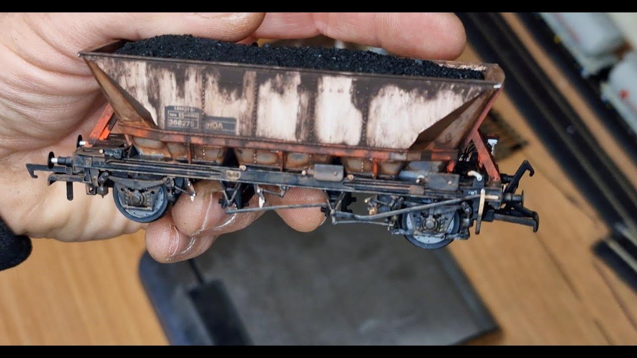 Weathering accurascale Hda wagons Full tutorial
