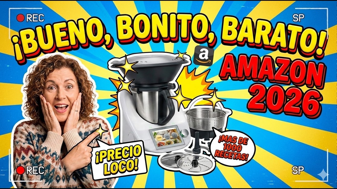 ¡BRUTAL! 🍳 Top 5 Robots de Cocina Amazon 2026: ¡Bueno, Bonito y Barato!