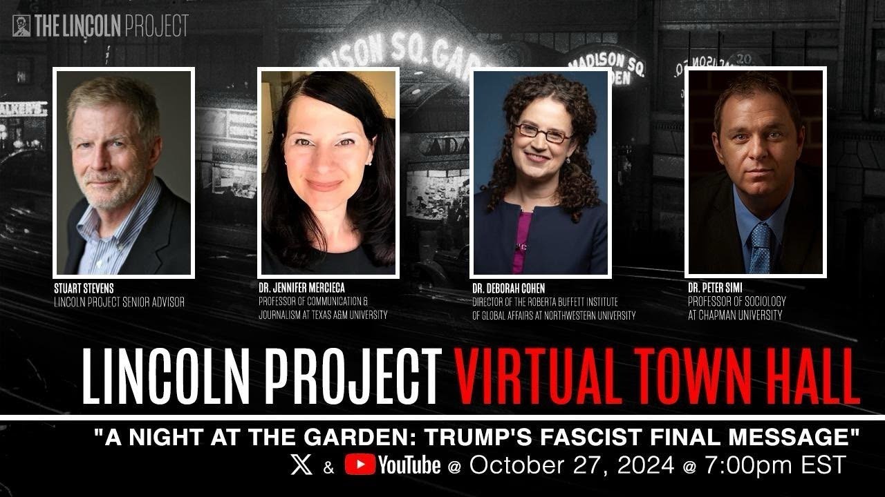 A NIGHT AT THE GARDEN: TRUMP'S FASCIST FINAL MESSAGE