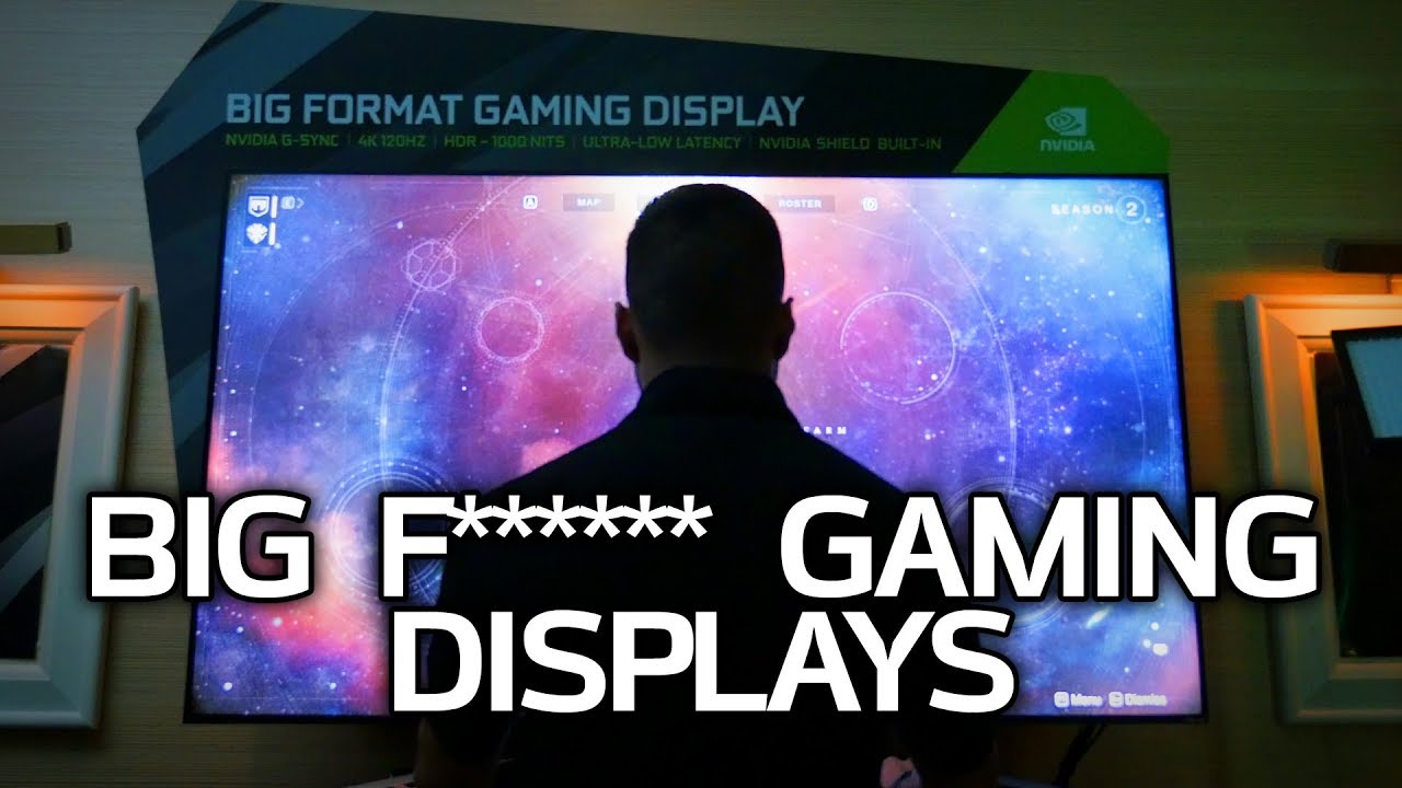 BIG 4K 120Hz Gaming Displays & GeForce NOW! NVIDIA at CES 2018