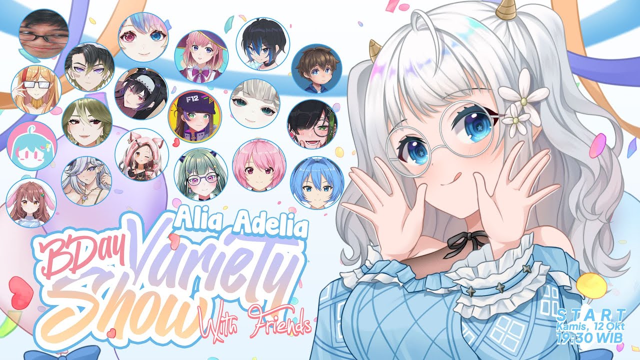 Alia Adelia VARIETY SHOW! with FRIENDS! 🐐【Alia Adelia Birthday 2023】
