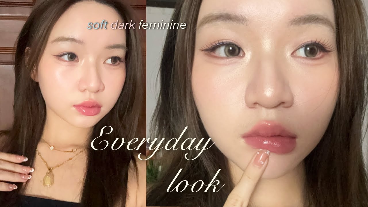 EVERYDAY LOOK 🏹🤍| สอนแต่งหน้าลุค soft dark feminine makeup