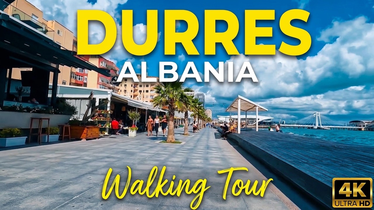 Durres. Albania. Promenade. Walking Tour.