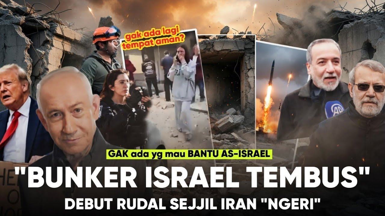 Kehancuran Tak Terelakan bagi ISRAEL “Iran gunakan Sejil Pertama kali” Dunia ingin melihat AS Kalah