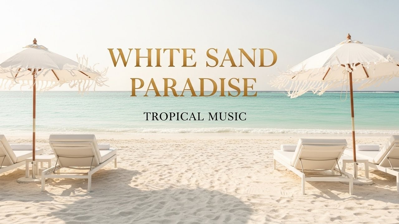 White Sand Paradise ✨🏖️ | Relaxing Tropical Music