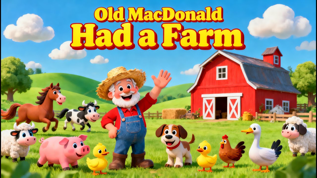 OLD MC DONALD HAD A FARM CHILDREN NURSERY RHYME