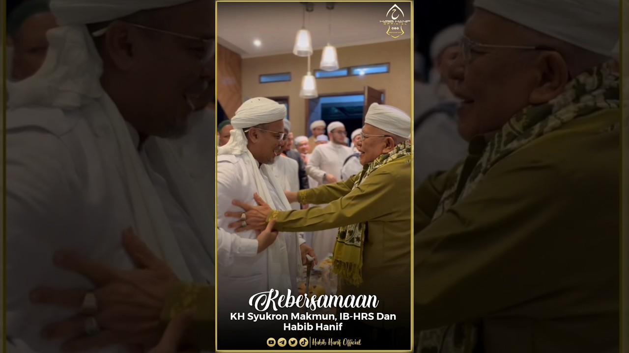 Kebersamaan KH Syukron Makmun, IB HRS dan Habib Hanif