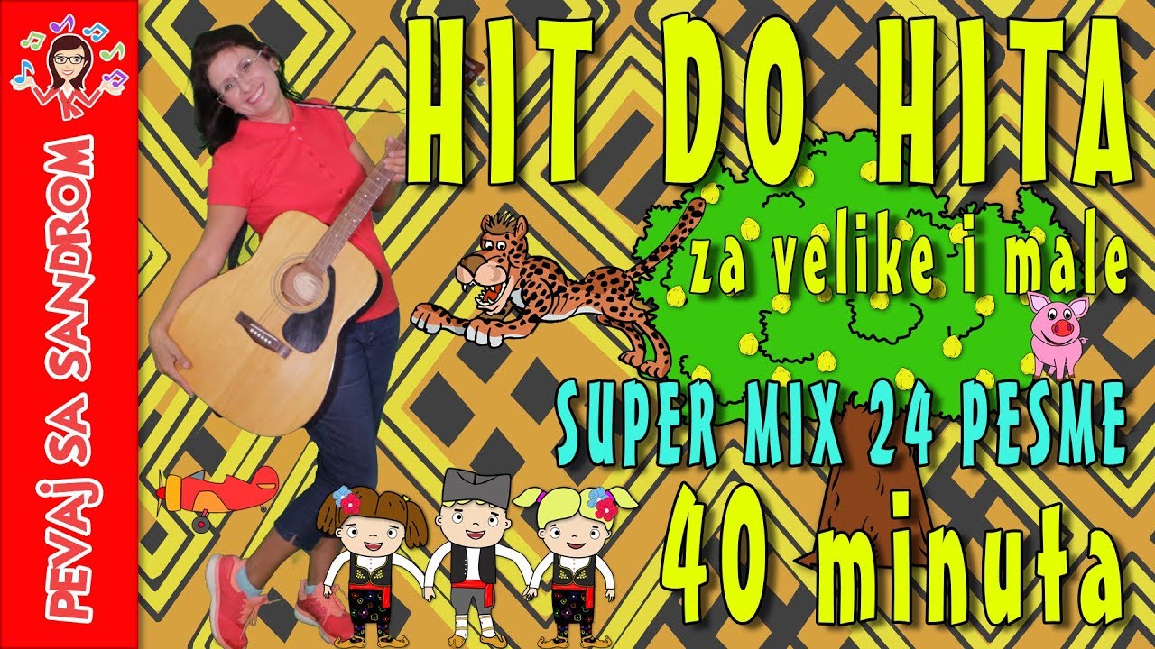 💖 Hit do hita 💖 Pevaj Sa Sandrom | Dečije pesme | Dečije priče