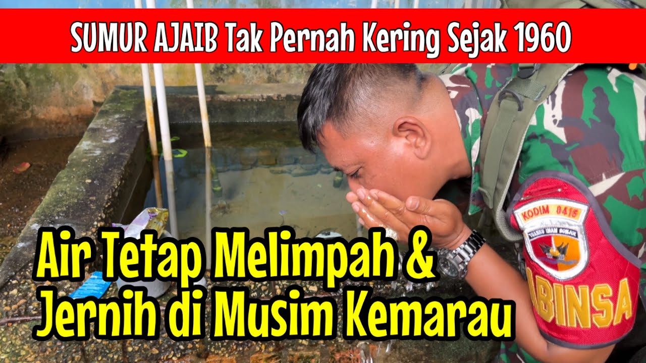 SUMUR “AJAIB” TERCEMAR BANJIR, Warga Minta Pemda Bangun Drainase 