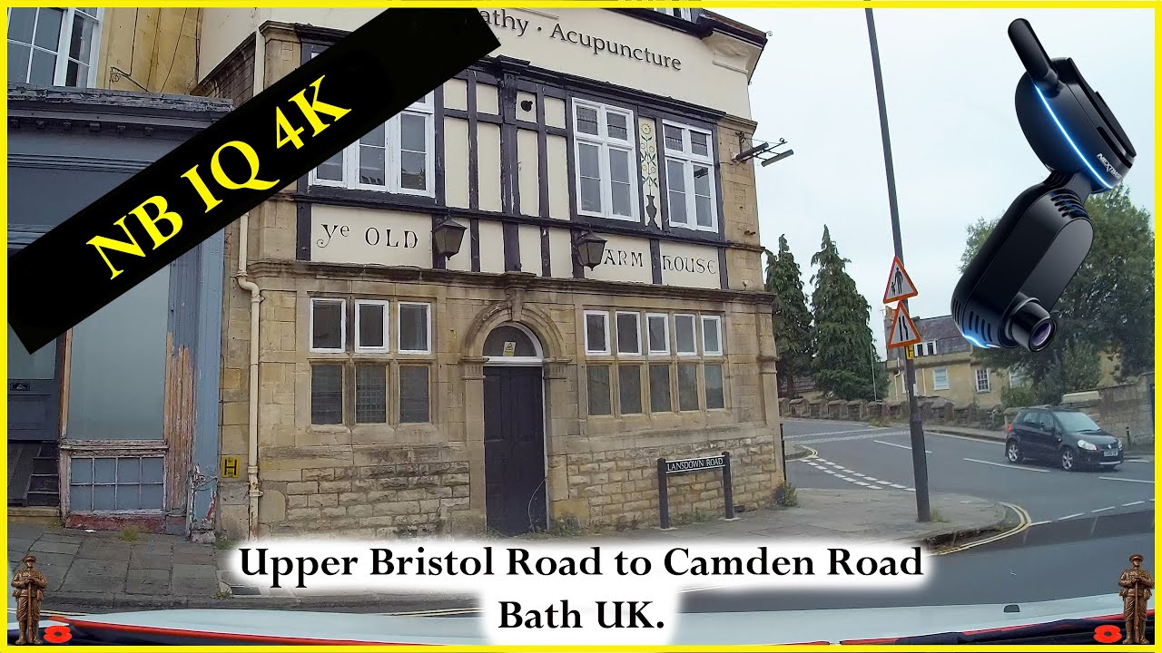 Upper Bristol Road to Camden Road, Bath UK. Using a Nextbase IQ 4K Dashcam