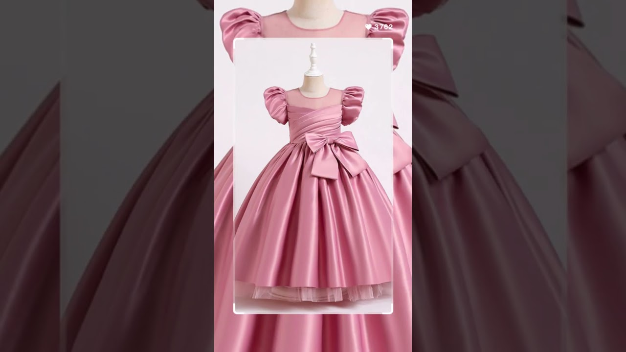 rekomendasi model gaun anak warna pink #gaunanak #gaunpesta