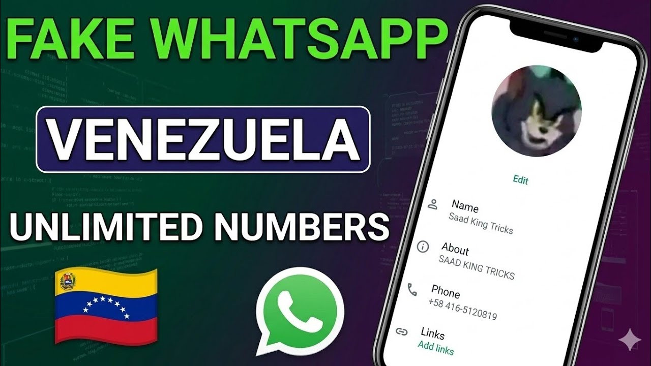 Venezuela🇻🇪+58 Virtual Numbers for WhatsApp Method 2026 | Working & Safe Method