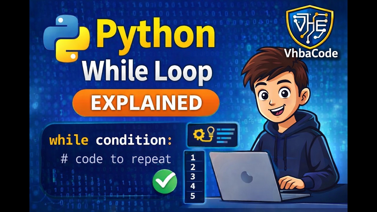 Python While Loop Explained Step by Step | Beginner Tutorial