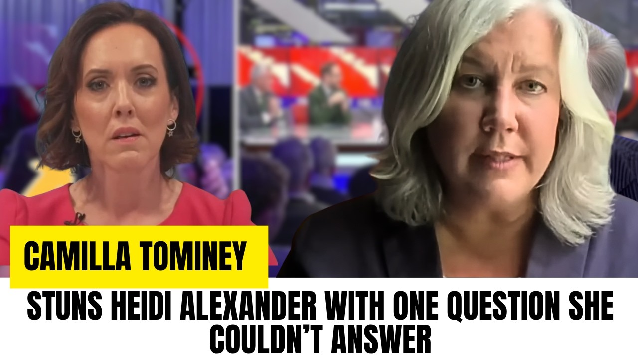 Breaking :Heidi Alexander Struggles as Camilla Tominey Pushes for Answers